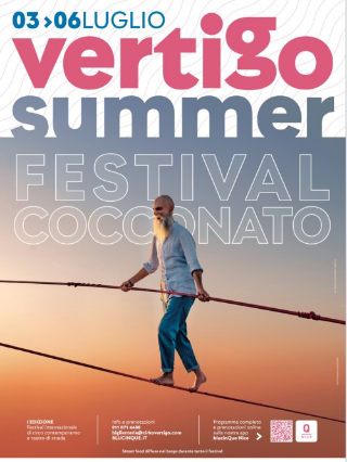 Cocconato - Andrea Loreni sospeso tra cielo e terra apre il Vertigo Summer Festival