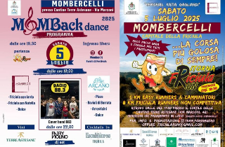 Mombercelli - Sport, gusto e musica: il 5 luglio tornano Friciula Run e Mombak Dance