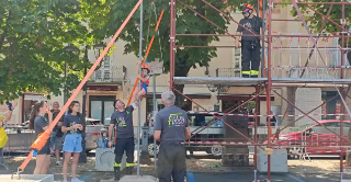 Nizza Monferrato - 350 piccoli vigili del fuoco per un giorno: entusiasmo e formazione in piazza