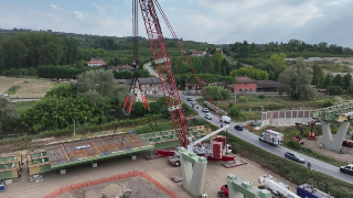 Autostrada Asti-Cuneo: avanzano i lavori, a settembre il completamento delle campate mancanti del viadotto