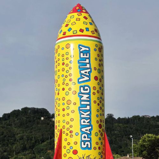 Calamandrana - Uno shuttle celebra la nascita della Sparkling Valley: tra vino, tecnologia e futuro