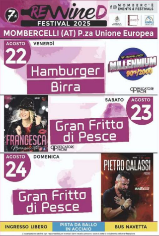 Mombercelli - Dal 22 al 24 agosto torna il REwineD Festival tra vino, cucina e musica