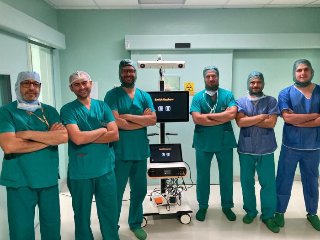 Ospedale Cardinal Massaia, primo intervento ortopedico robot-assistito: impiantata una protesi al ginocchio