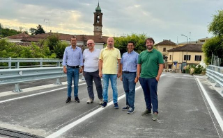 Castelnuovo Belbo - Riaperto il ponte dopo i lavori di ricostruzione